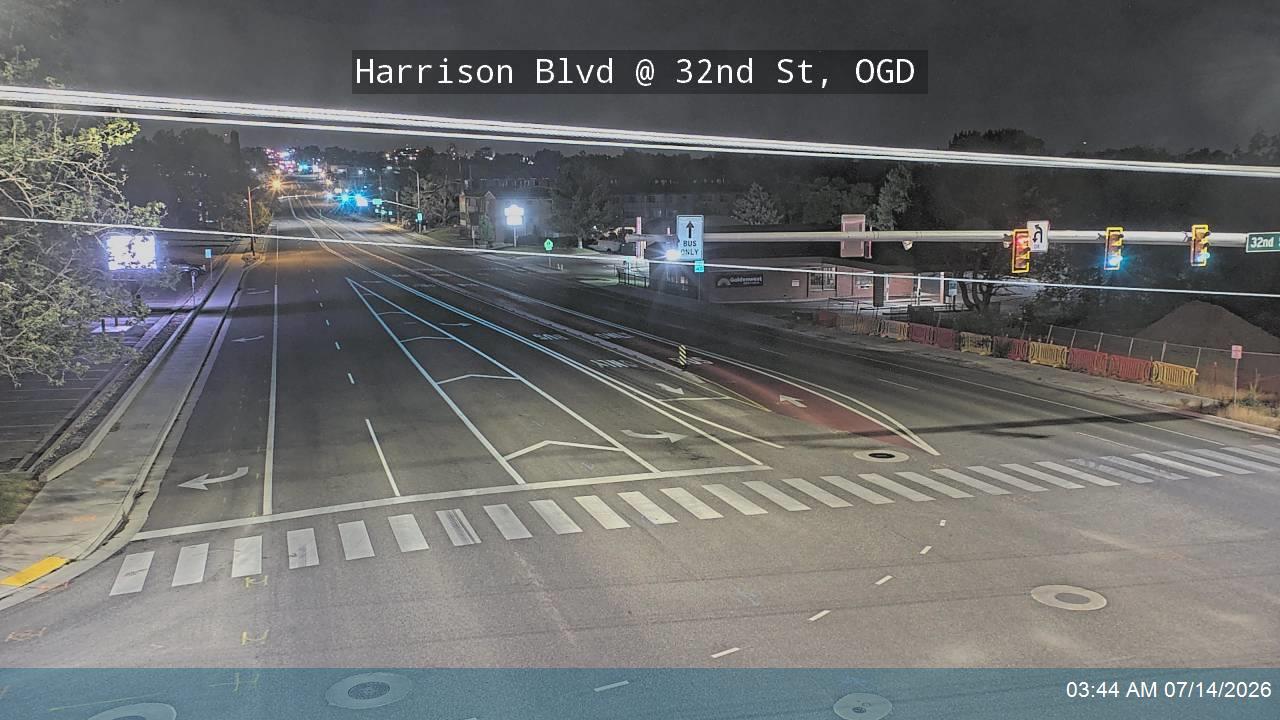 Harrison Blvd / 1200 E / SR-203 @ 32nd St, OGD road camera