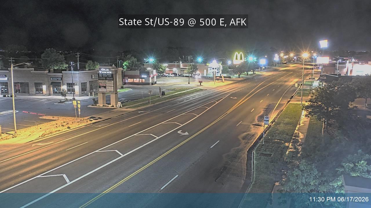 Live snapshot from State St / US-89 @ 500 E / SR-180, AFK
