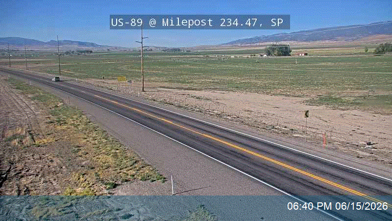 Live snapshot from US-89 @ Milepost 234.47, SP
