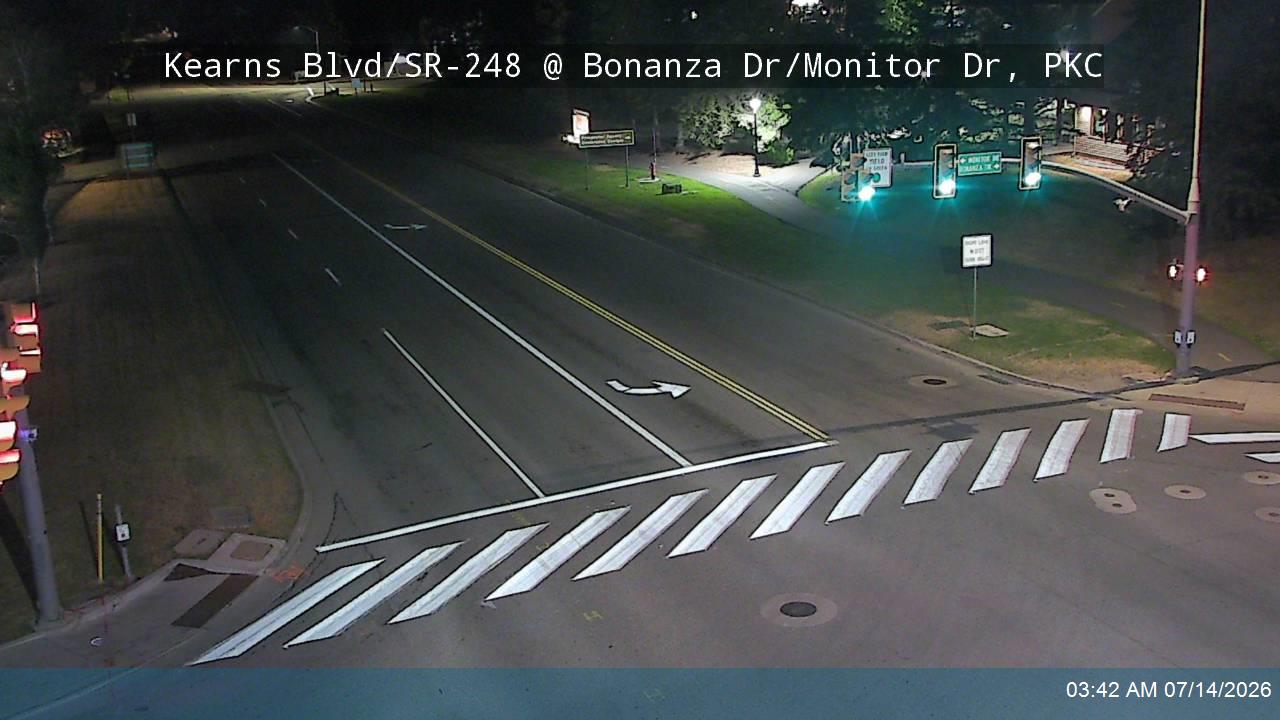 Kearns Blvd / SR-248 @ Bonanza Dr / Monitor Dr, PKC road camera