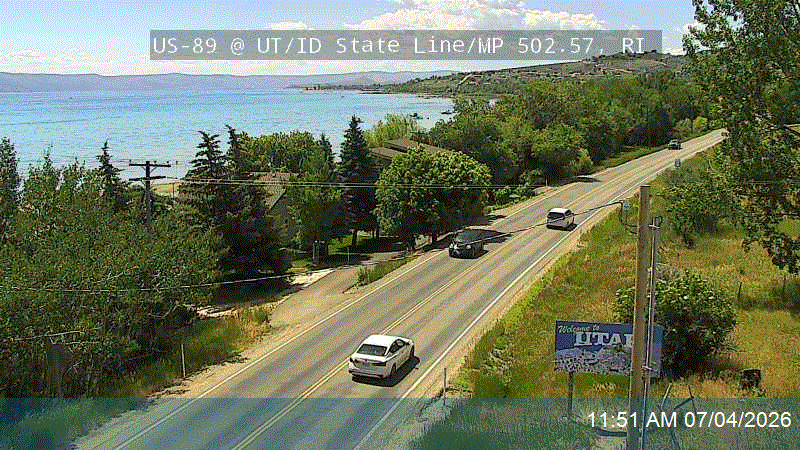 US-89 @ UT/ID State Line / MP 502.57, RI road camera