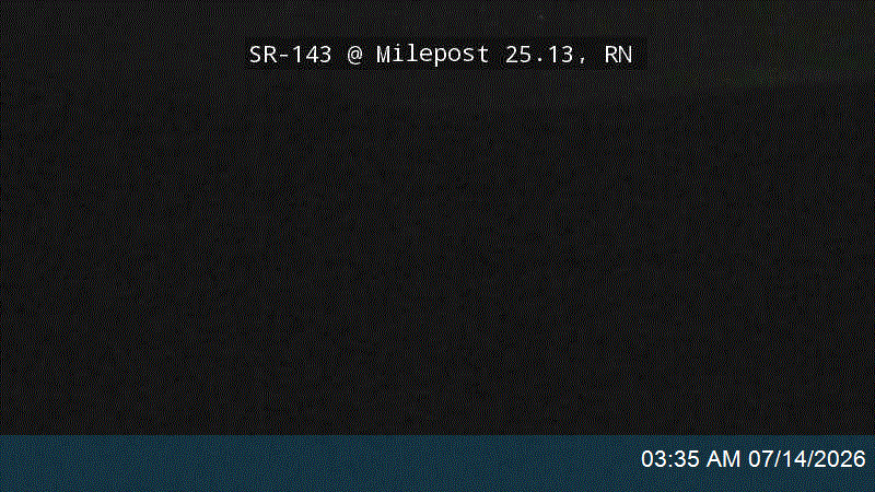 SR-143 @ Milepost 25.13, RN road camera