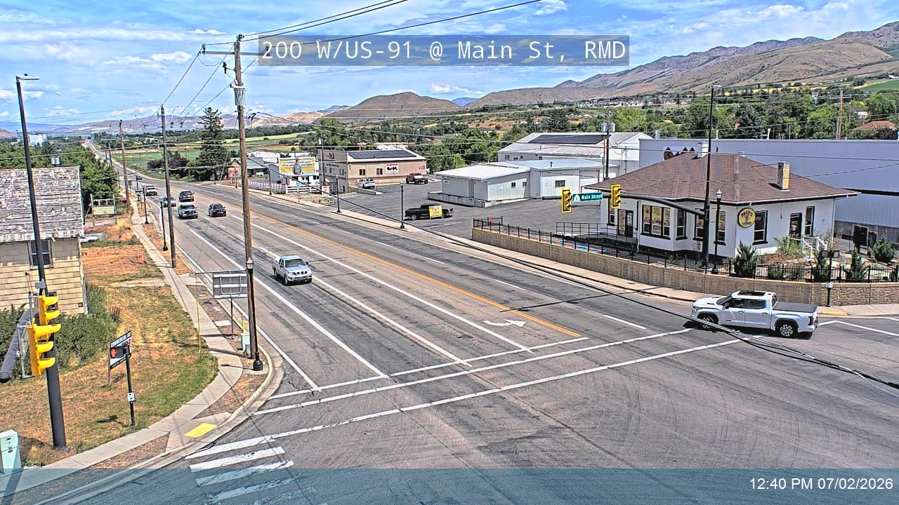 200 W / US-91 @ Main St / SR-142, RMD road camera