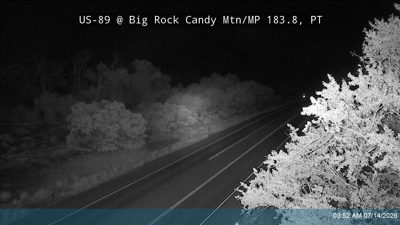US-89 @ Big Rock Candy Mtn / MP 183.8, PT road camera
