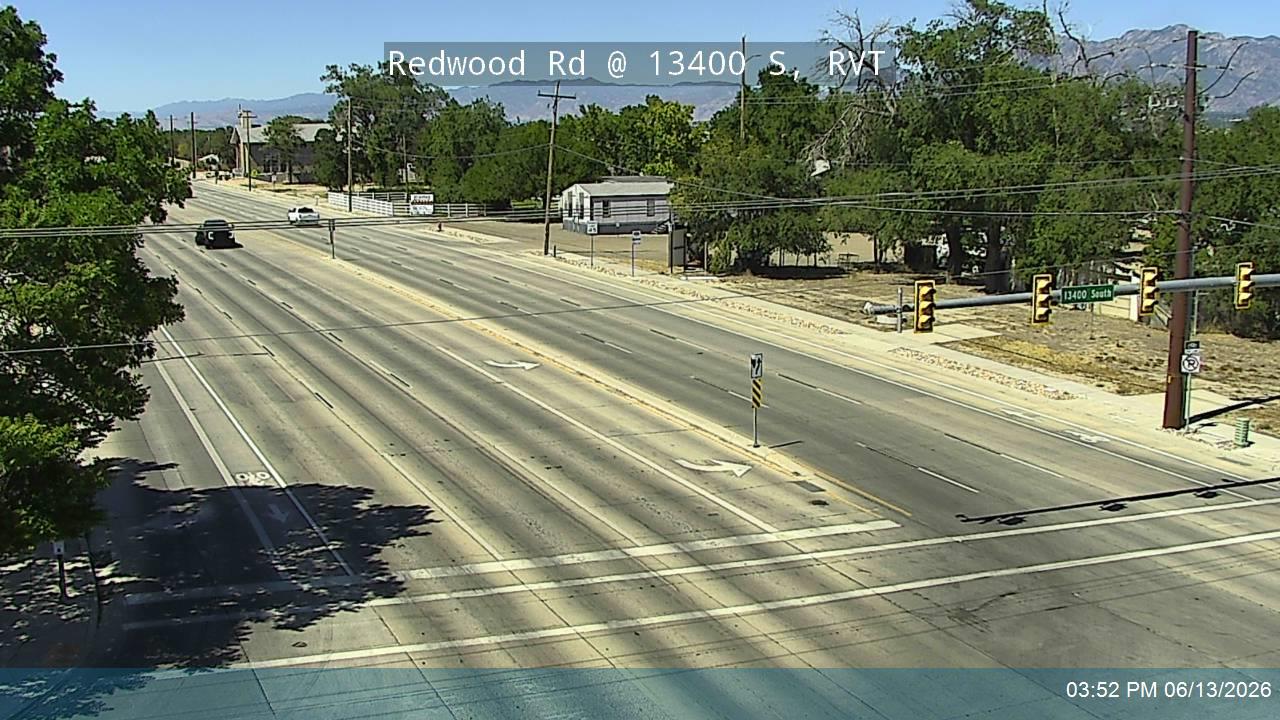 Live snapshot from Redwood Rd / SR-68 @ 13400 S, RVT