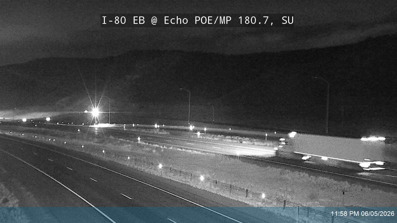 Live snapshot from I-80 EB @ Echo POE / MP 180.7, SU