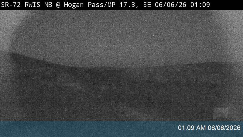 Live snapshot from SR-72 RWIS NB @ Hogan Pass / MP 17.32, SE