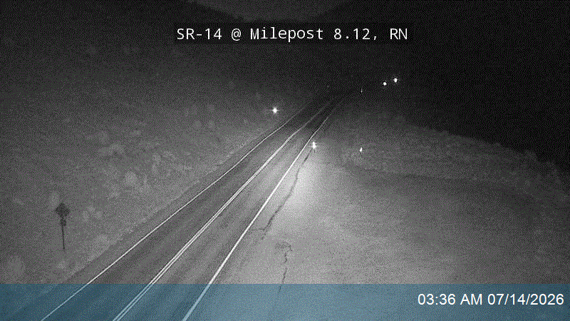 SR-14 @ Milepost 8.12, RN road camera