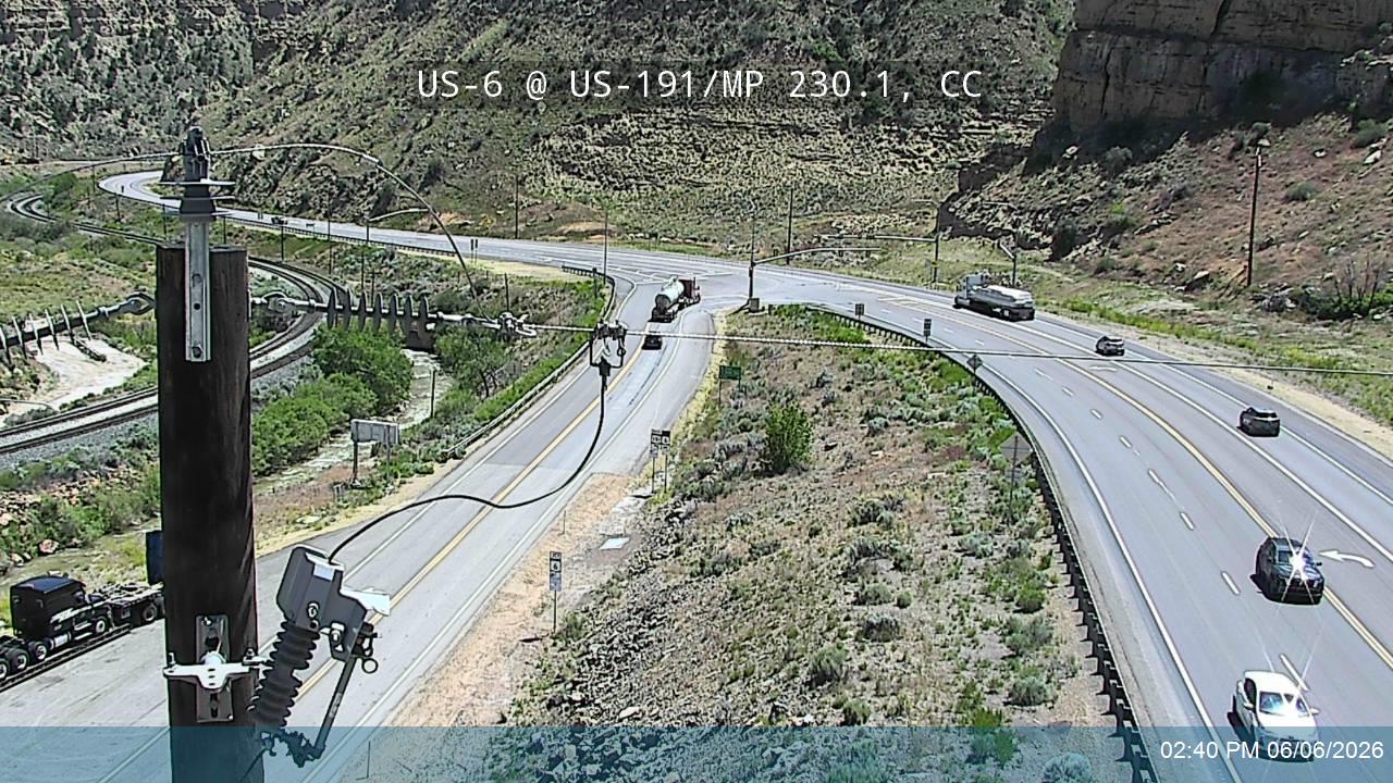 Live snapshot from US-6 @ US-191 / MP 230.1, CC