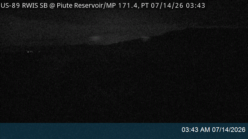 US-89 RWIS SB @ Piute Reservoir / MP 171.8, PT road camera