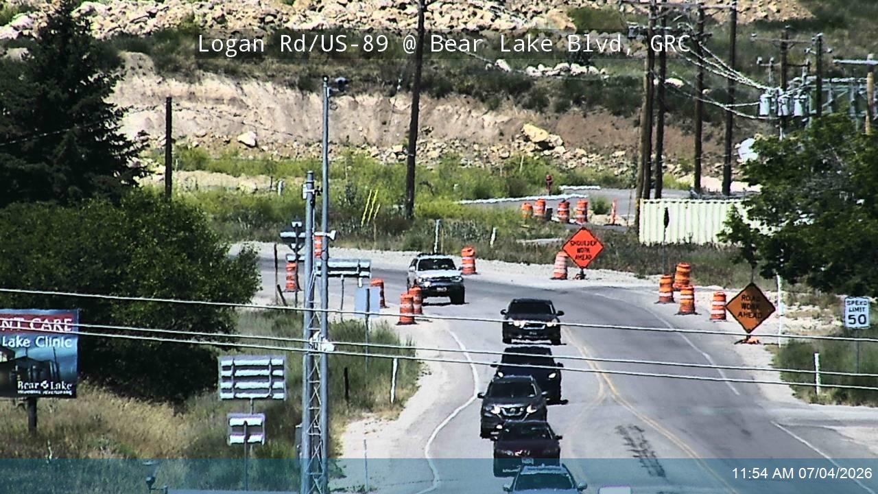 Logan Rd / US-89 @ Bear Lake Blvd / SR-30, GRC road camera