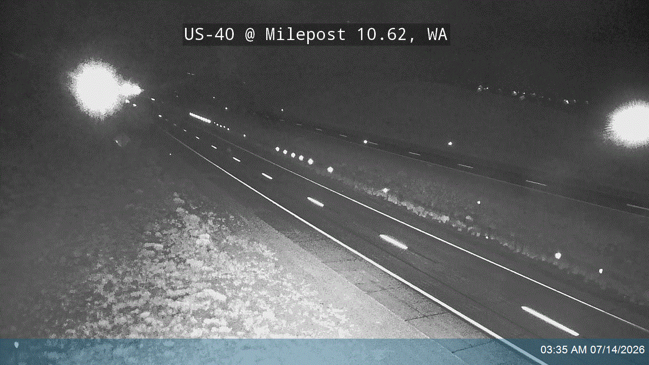 US-40 @ Milepost 10.62, WA road camera