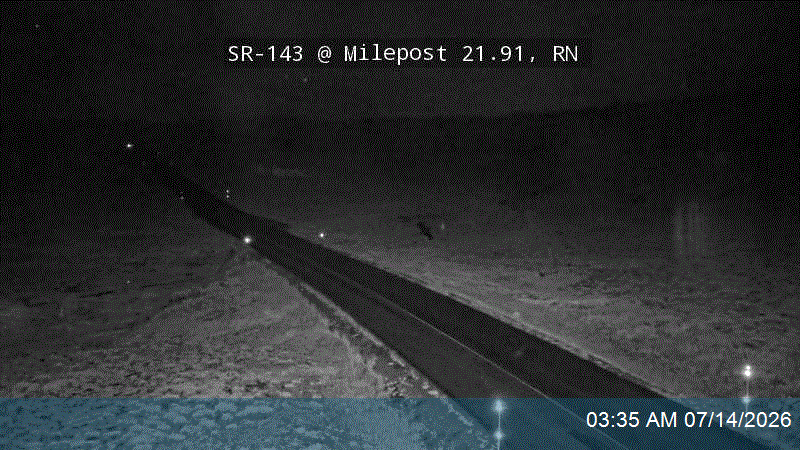 SR-143 @ Milepost 21.91, RN road camera