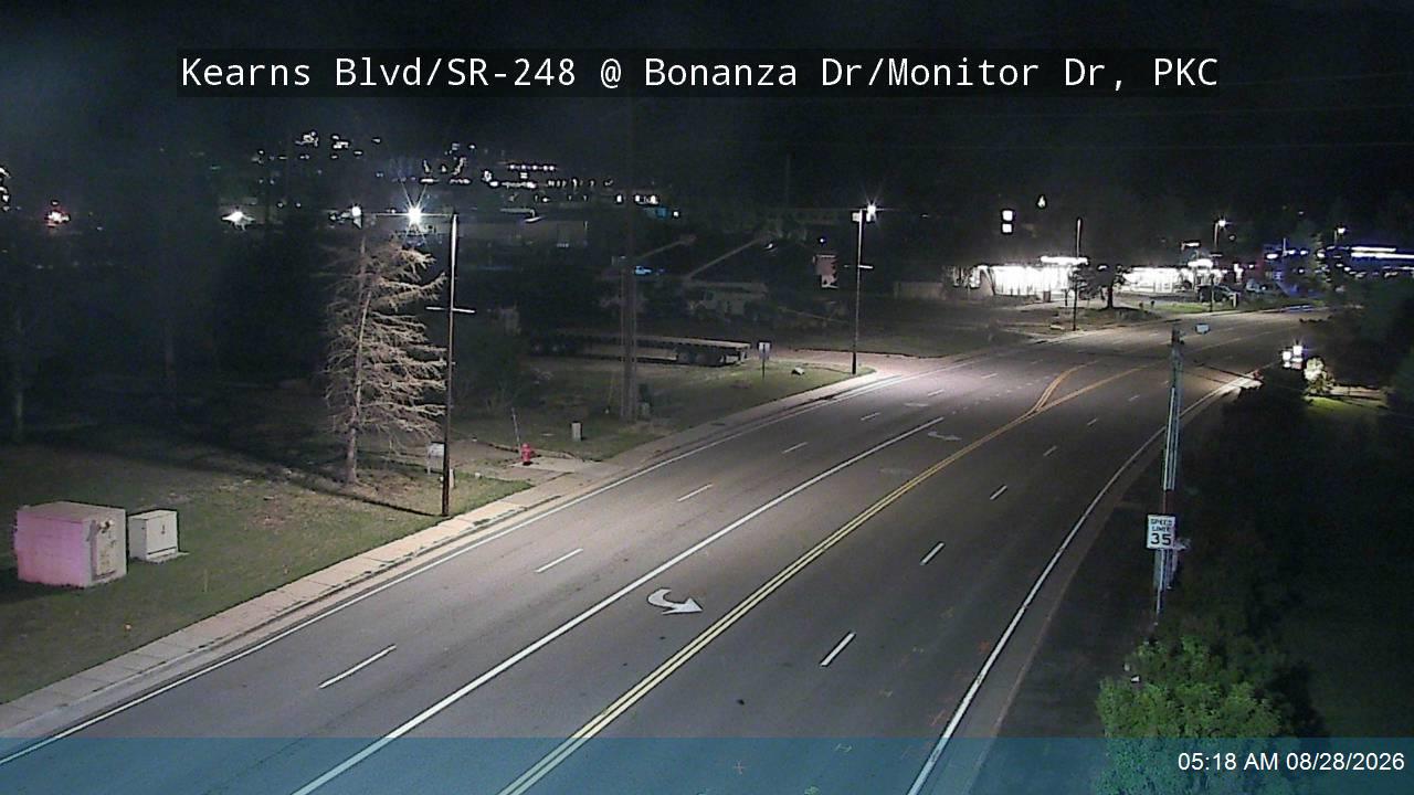 Kearns Blvd / SR-248 @ Bonanza Dr / Monitor Dr, PKC road camera