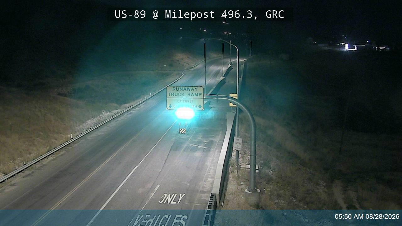US-89 @ Milepost 496.3, GRC road camera