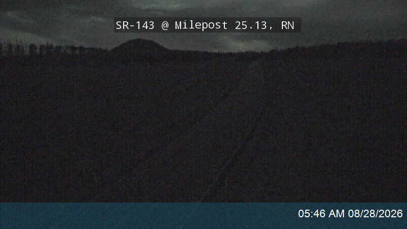 SR-143 @ Milepost 25.13, RN road camera