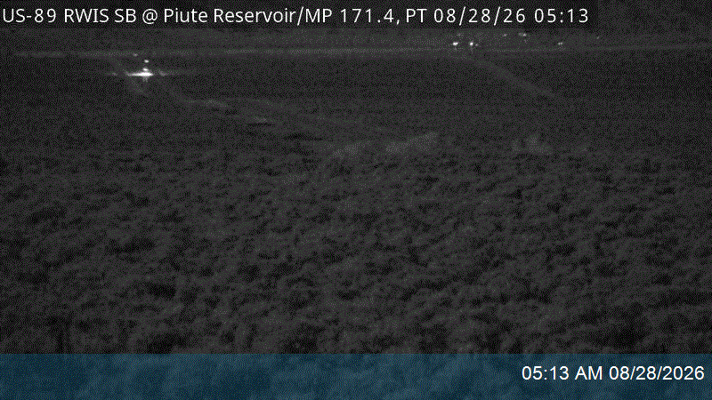 US-89 RWIS SB @ Piute Reservoir / MP 171.8, PT road camera