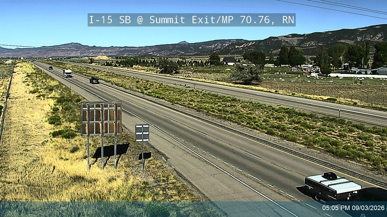 I-15 SB @ Summit Exit / MP 70.76, RN