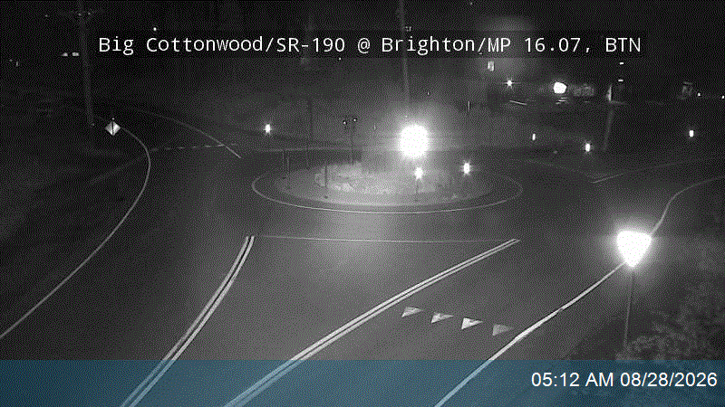 Big Cottonwood Canyon Rd / SR-190 @ Brighton / MP 16.07, BTN road camera