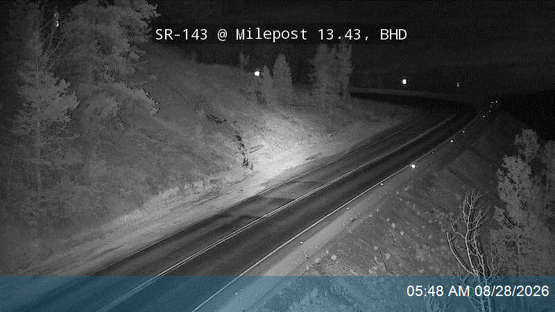 SR-143 @ Milepost 13.43, BHD road camera