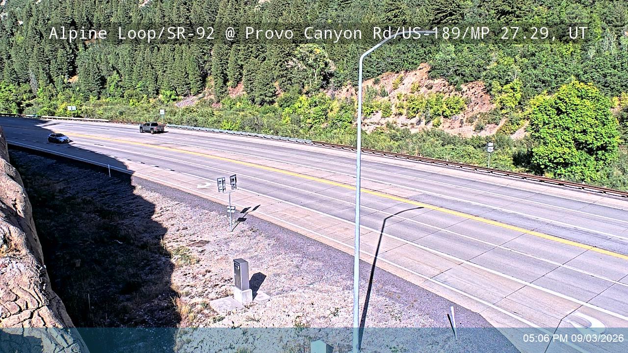 SR-92 @ Milepost 27.29, UT