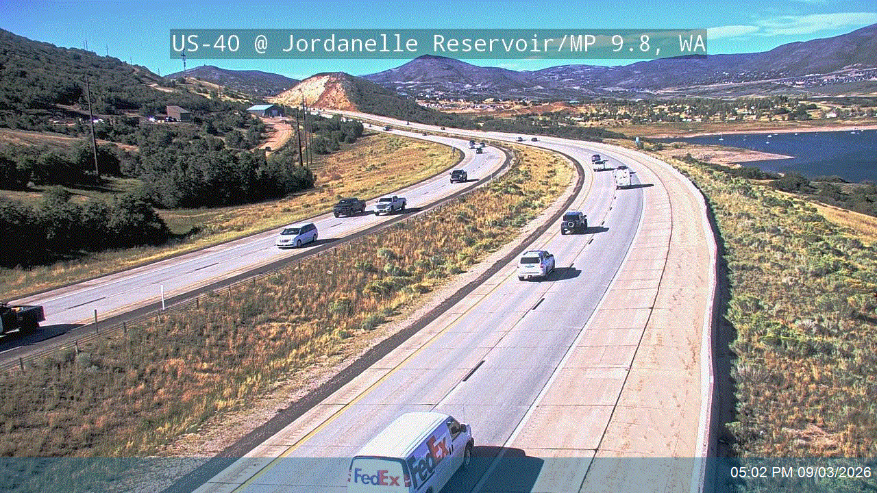 US-40 @ Jordanelle Reservoir / MP 9.8, WA