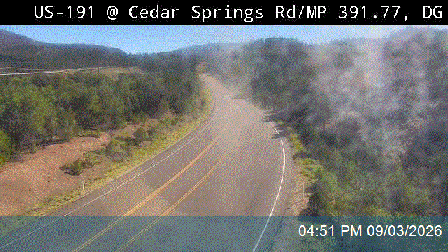 US-191 @ Cedar Springs Rd / MP 391.77, DG