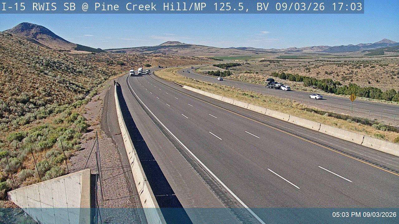 I-15 RWIS SB @ Pine Creek Hill / MP 125.5, BV