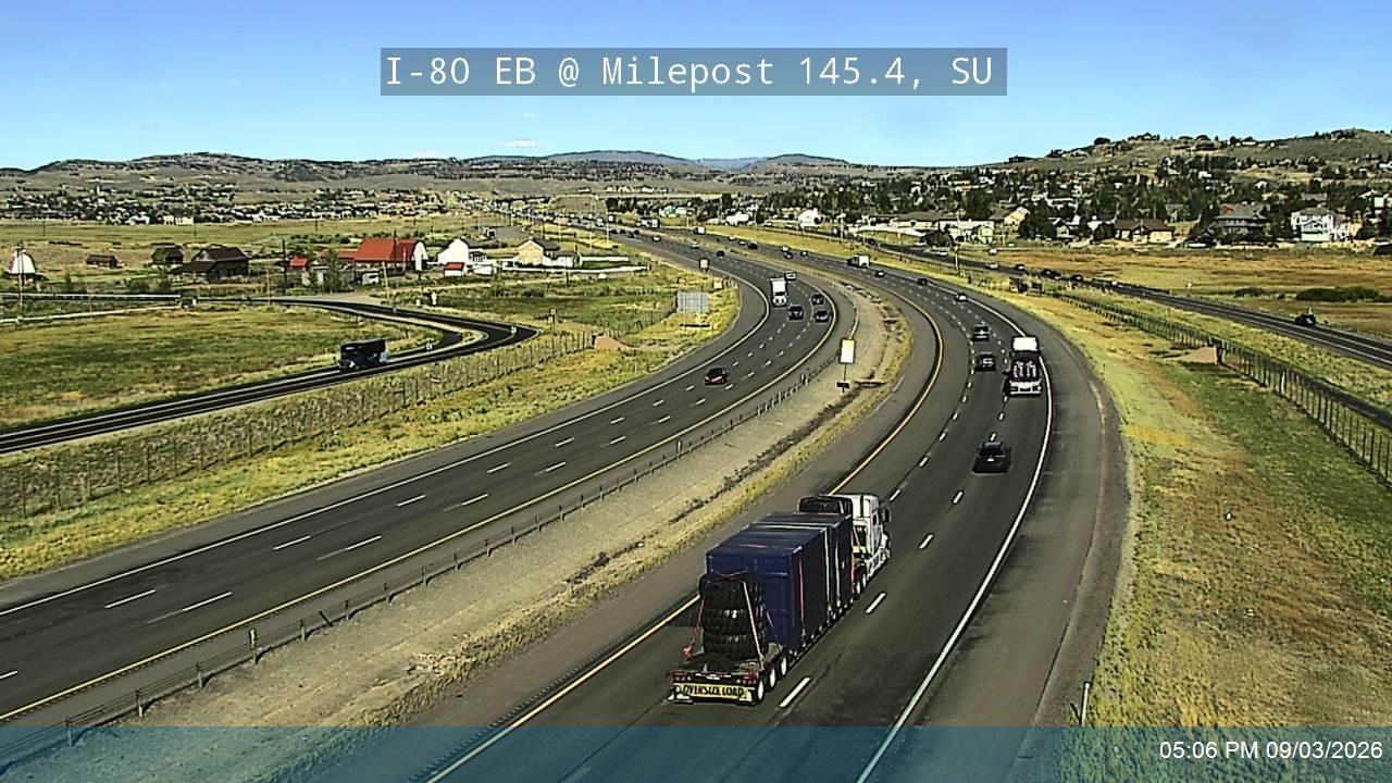 I-80 EB @ West of US-40 / MP 145.4, SU