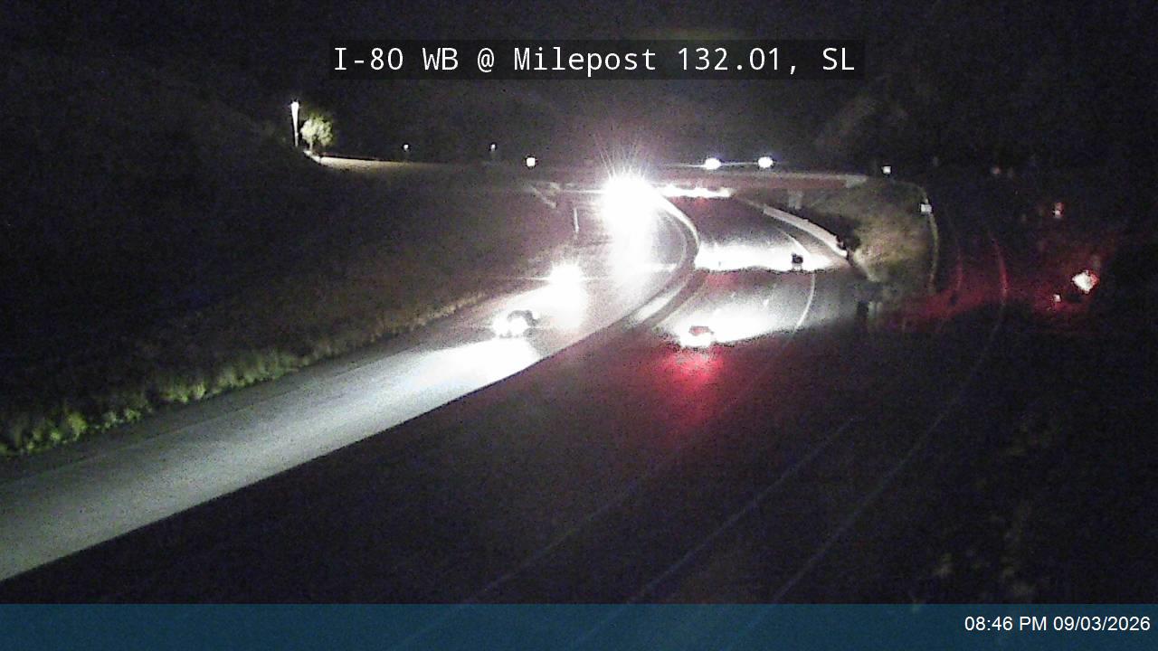 I-80 / Parleys Canyon WB @ Mt Aire Canyon Rd / MP 132.01, SL