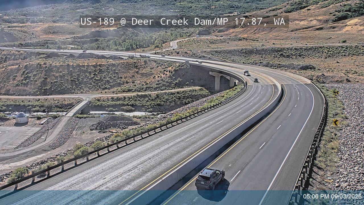 US-189 @ Deer Creek Dam / MP 17.87, WA