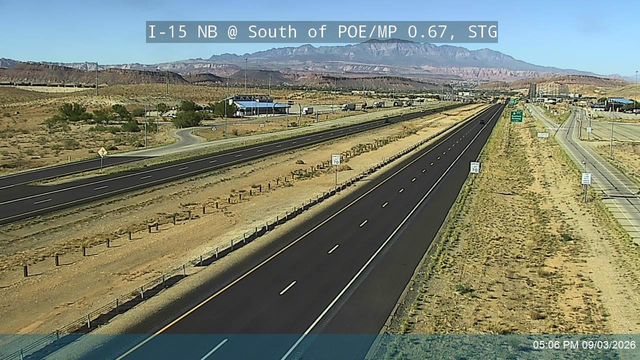 I-15 NB @ South of POE / MP 0.67, STG