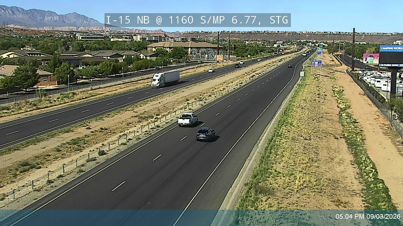 I-15 NB @ 1160 S / MP 6.77, STG