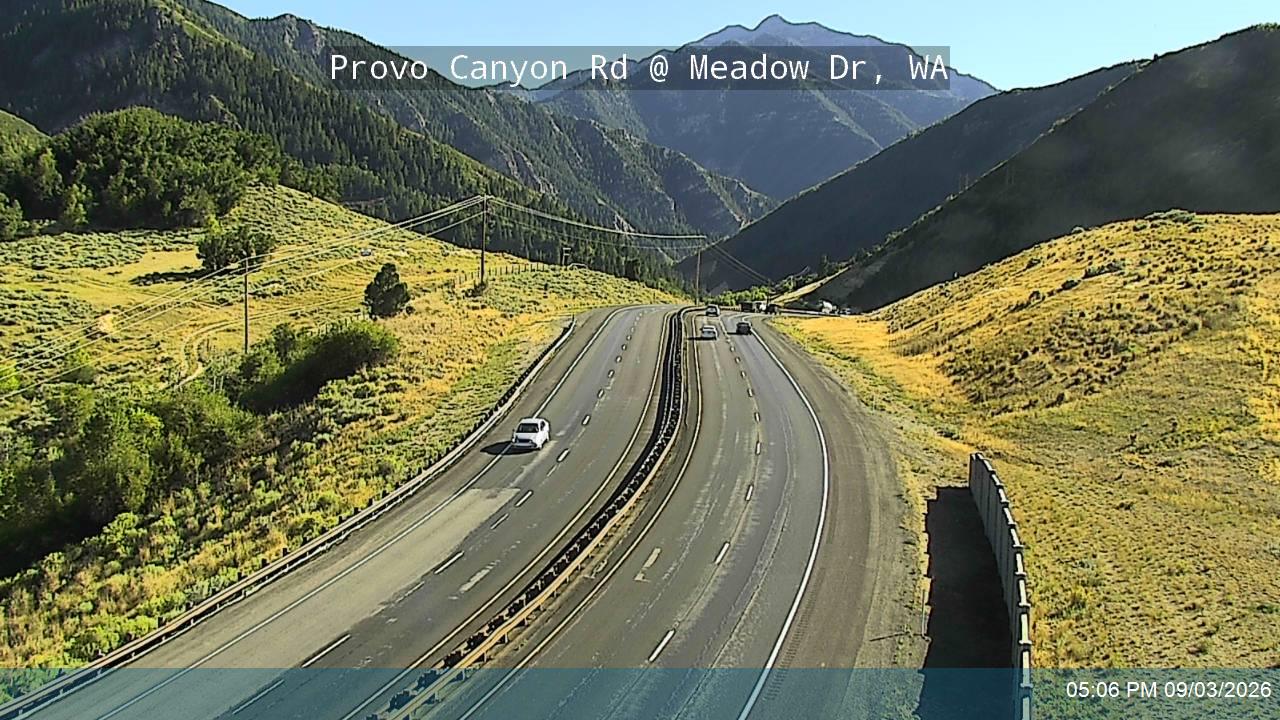 Provo Canyon Rd / US-189 @ Meadow Dr / MP 16.25, WA