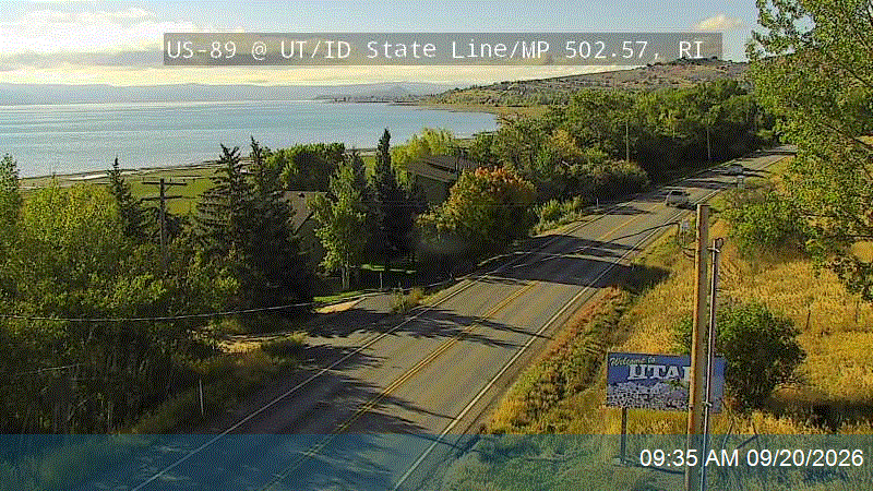US-89 @ UT/ID State Line / MP 502.57, RI road camera