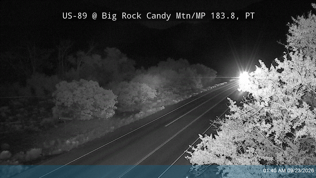 US-89 @ Big Rock Candy Mtn / MP 183.8, PT road camera