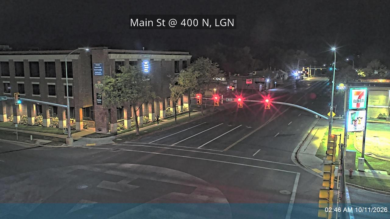 Traffic camera Main St / US-91 @ 1000 N, LGN – current image | LiveTrafik