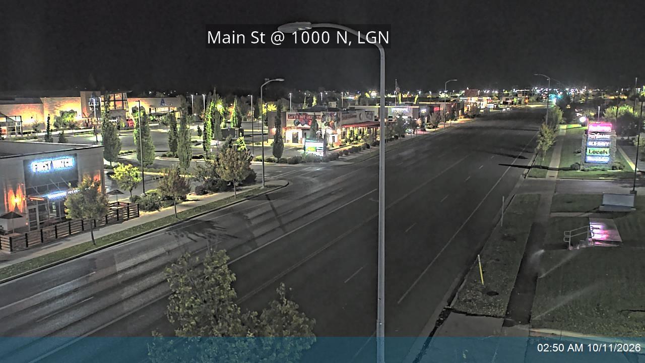 Traffic camera Main St / US-91 @ 1000 N, LGN – current image | LiveTrafik