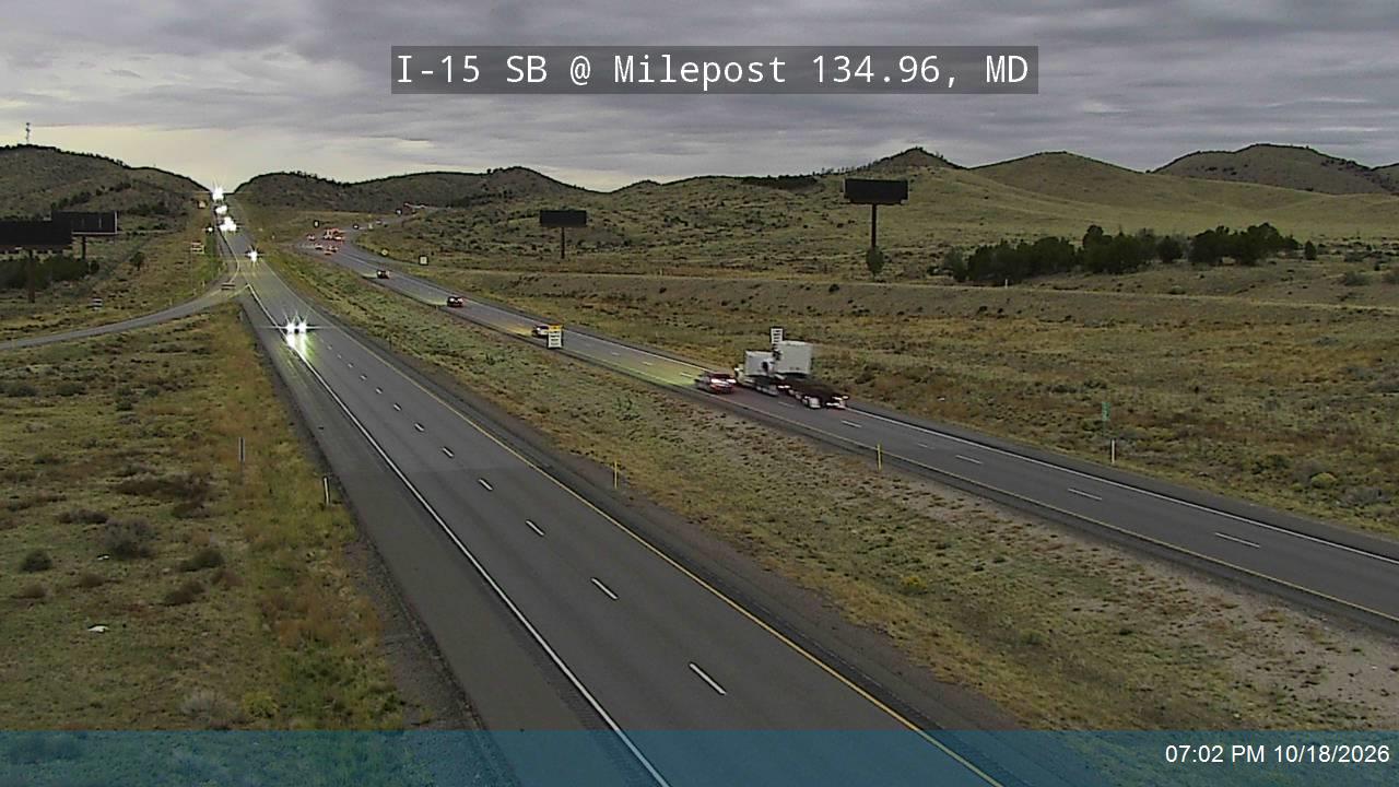 I-15 SB @ Milepost 134.96, MD