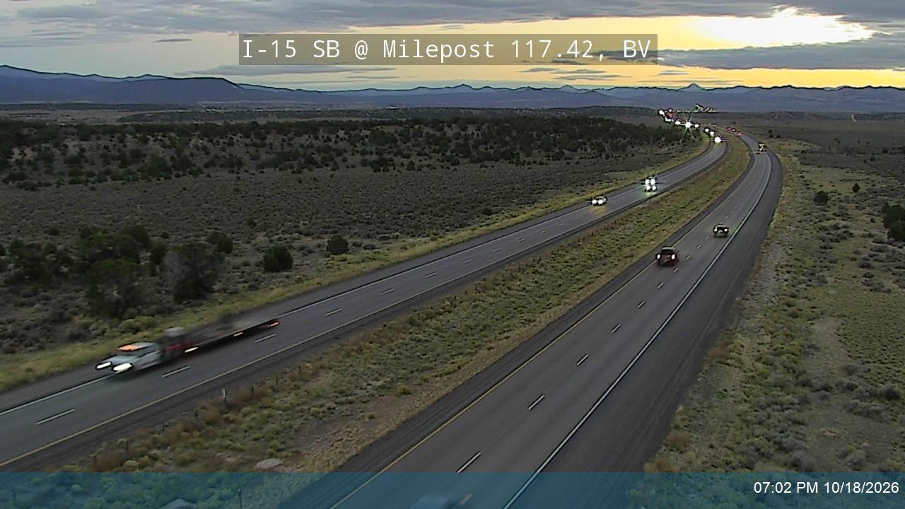 I-15 SB @ Milepost 117.42, BV