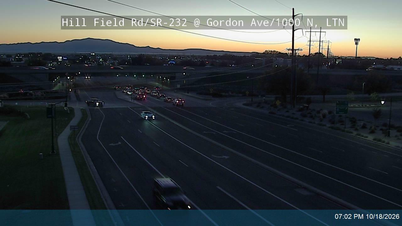 Hill Field Rd / SR-232 @ Gordon Ave / 1000 N, LTN