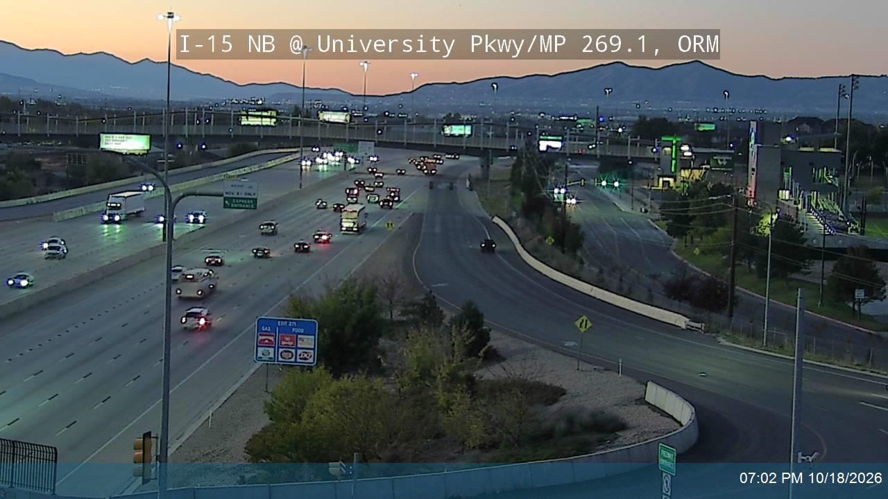 I-15 NB @ University Pkwy / SR-265 / MP 269.1, ORM