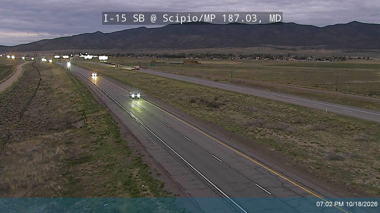 I-15 SB @ Scipio / MP 187.03, MD
