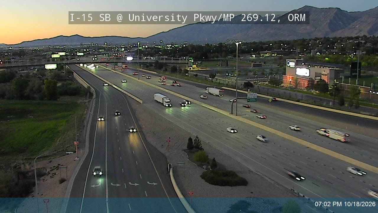 I-15 SB @ University Pkwy / SR-265 / MP 269.12, ORM