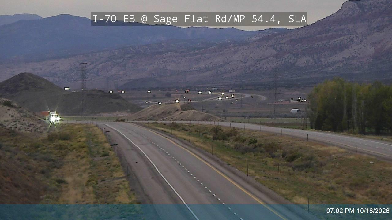 I-70 EB @ Sage Flat Rd / MP 54.4, SLA