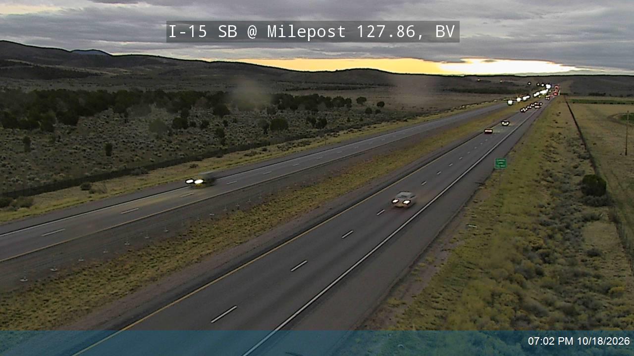 I-15 SB @ Milepost 127.86, BV