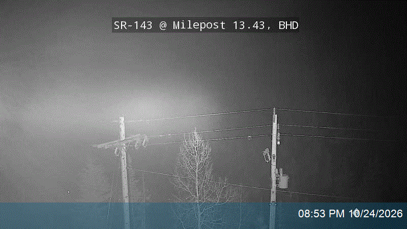 SR-143 @ Milepost 13.43, BHD road camera
