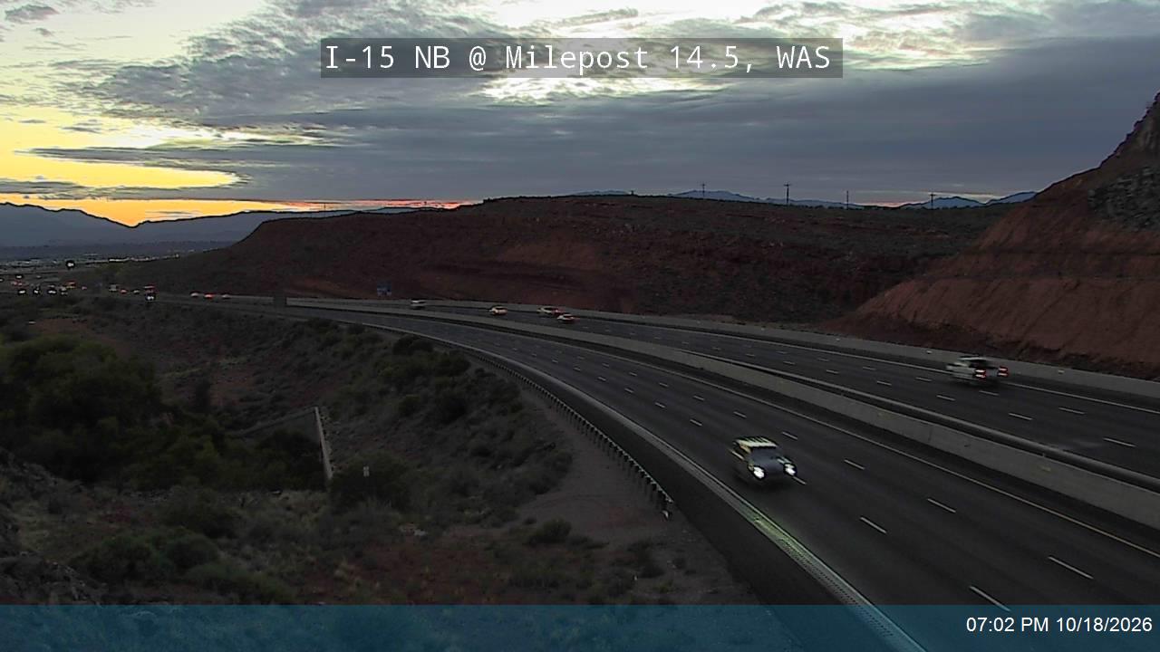 I-15 NB @ Milepost 14.5, WAS