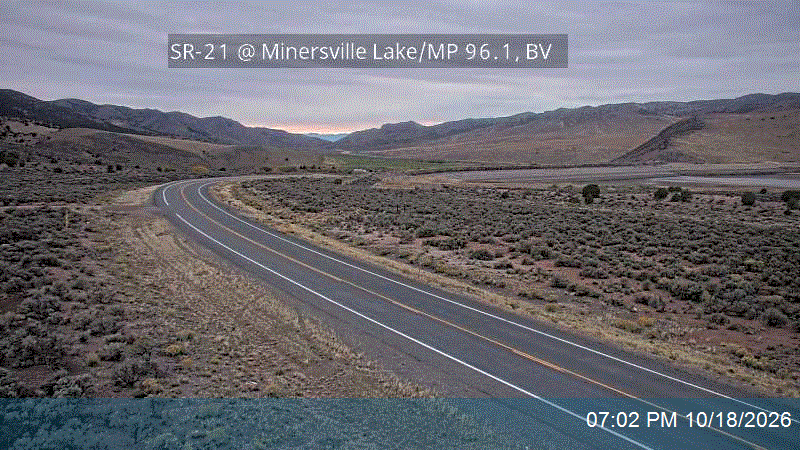 SR-21 @ Minersville Lake / MP 96.1, BV