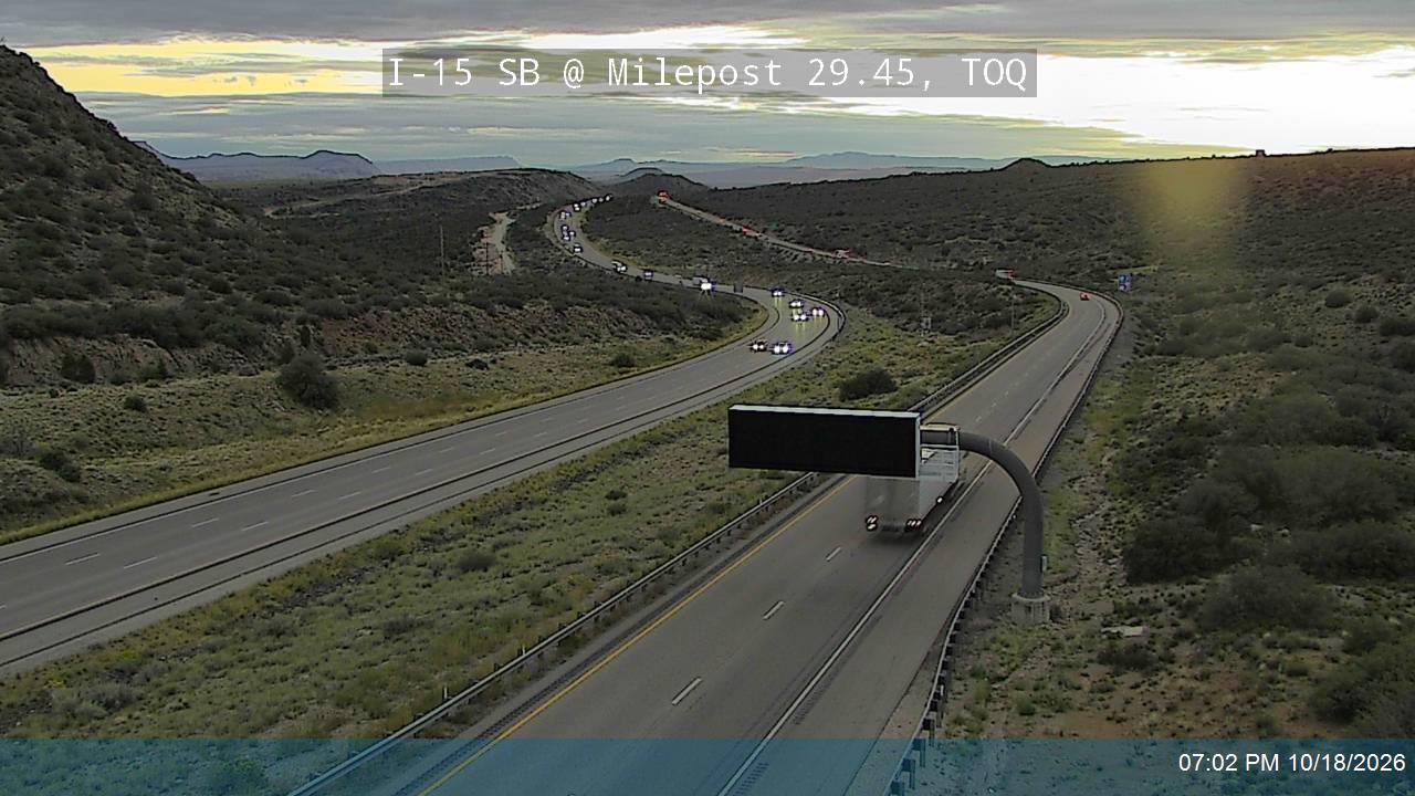 I-15 SB @ Milepost 29.45, TOQ